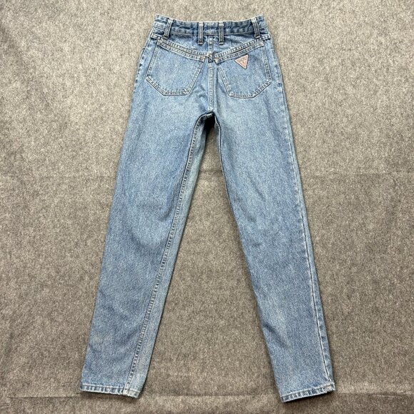 Guess 1050 Slim High Waist Narrow Leg Jeans Women's Size 29 Vintage Medium Wash - Picture 3 of 13